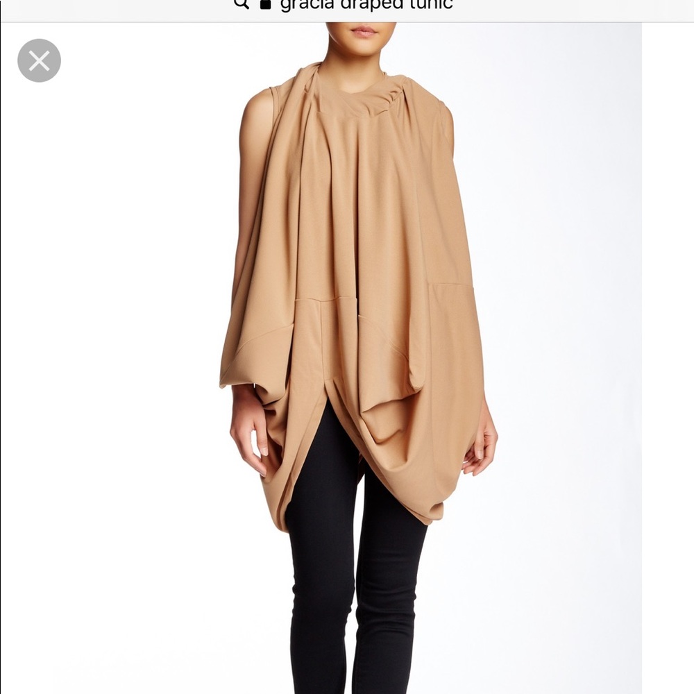 Gracia draped tunic